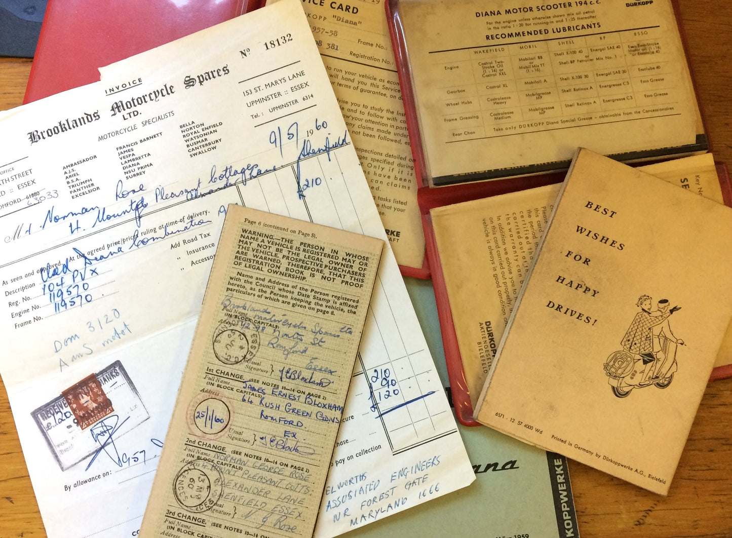 DURKOPP DIANA 200cc / CANTERBURY SIDECAR COMBO 1959