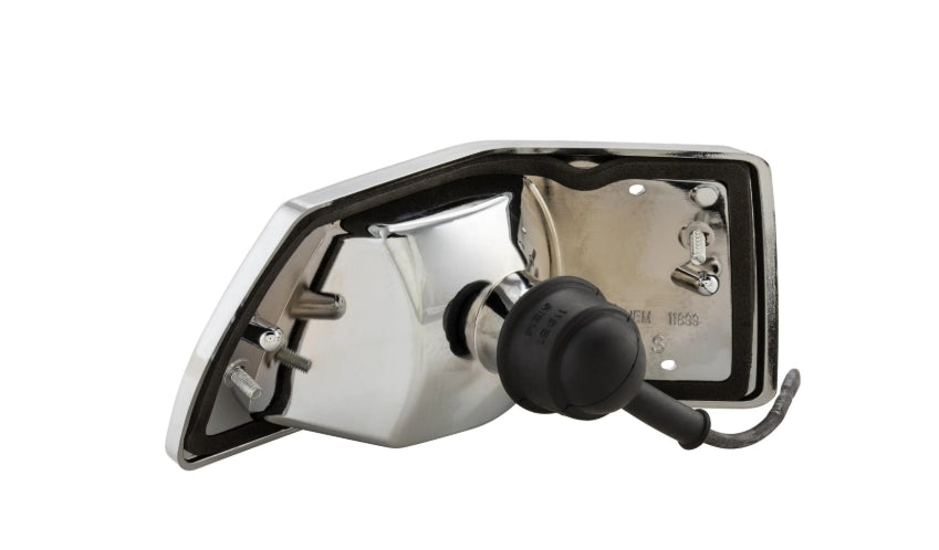 Vespa PX / T5 chrome and clear rear LEFT hand indicator SIEM