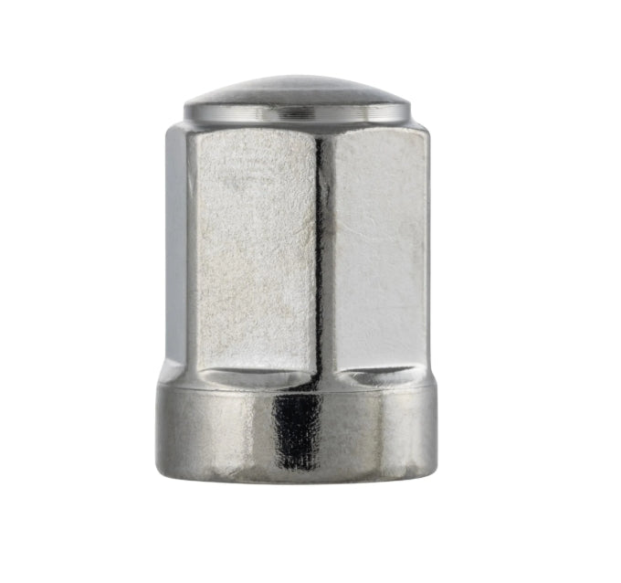 Vespa / Lambretta tubeless wheel securing nuts (Pack of 5) CHROME M8 x 1.25mm