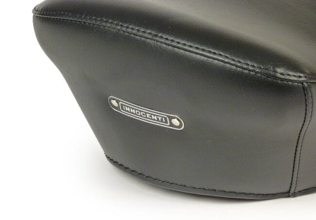 Lambretta "WIDEBACK" TV seat cover CASA DARK BLUE / BLACK