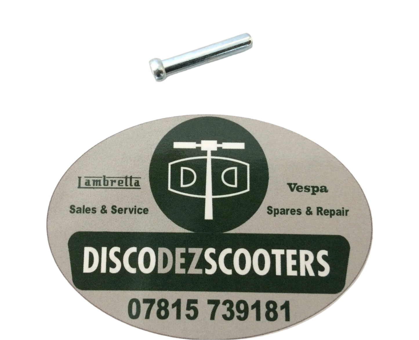Vespa rear brake pedal pin S.11502