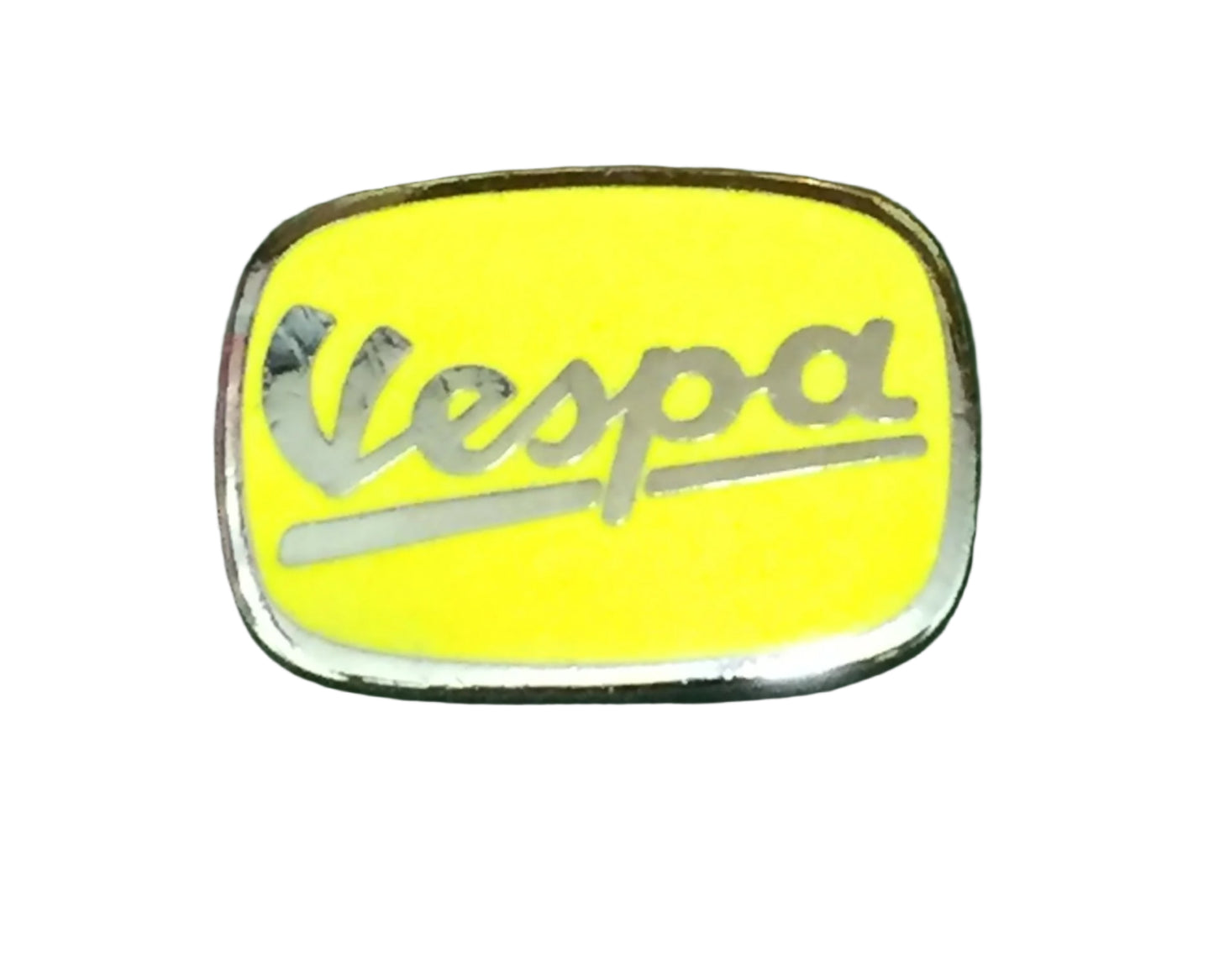 Vespa enamel lapel pin badge Yellow