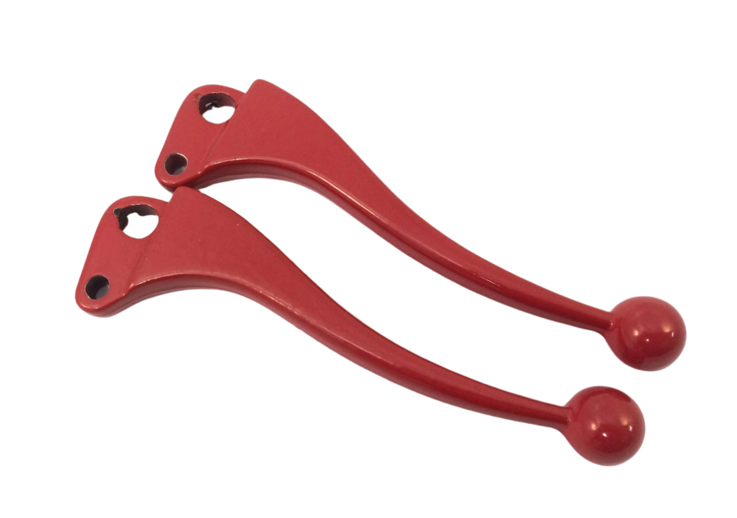Vespa ball end levers RED New old stock