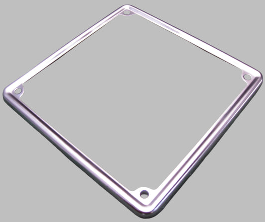 stainless number plate surround