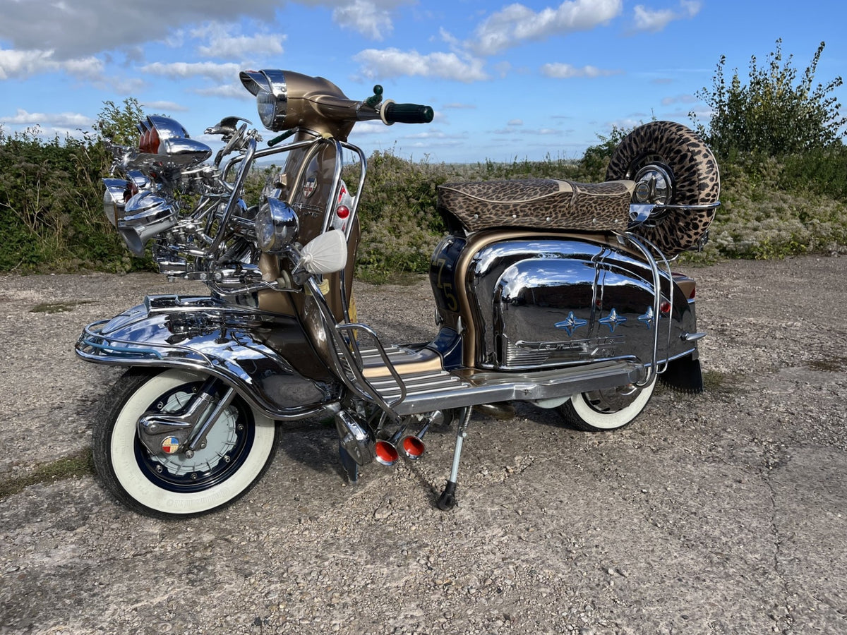 LAMBRETTA TV175 "GOLDIE" MEGA MOD ICON !