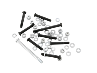 Vespa engine "D" bolts and nuts set