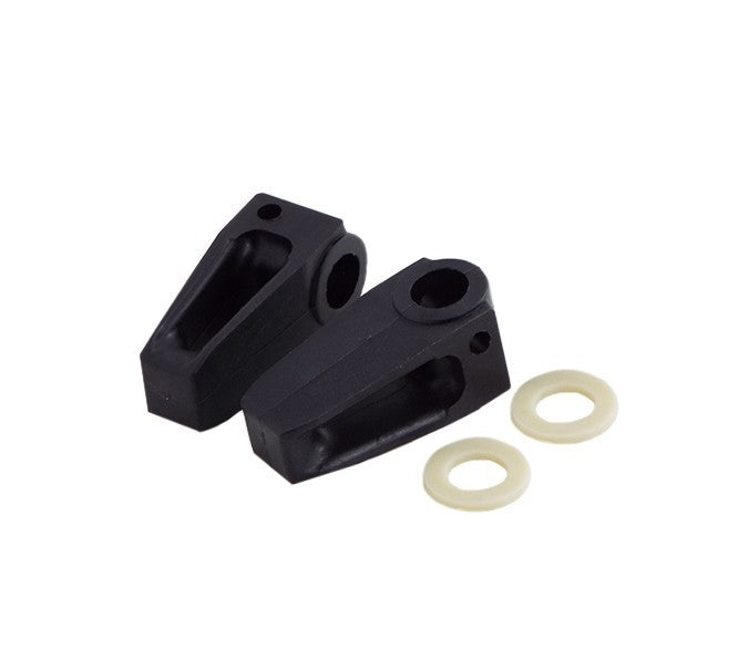 Lambretta Late Series 3 Black Side Panel Roller & Washer Set