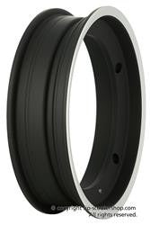 SIP Vespa 10" Matt Black & Aluminium Tubeless Wheel Rim