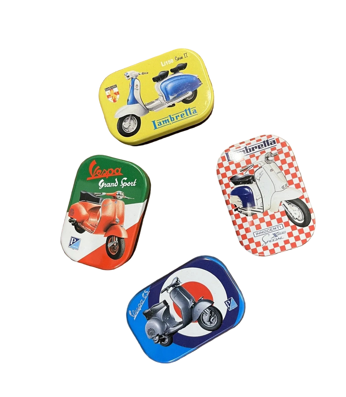 Scooter storage tins 60mm x 40mm x 15mm