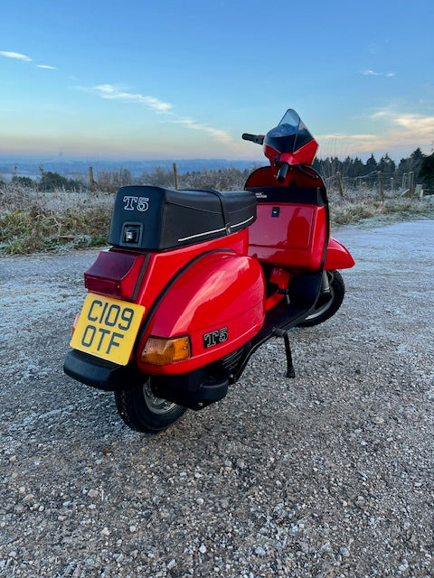 VESPA T5 125 1986 RESTORED TO ORIGINAL SPECIFICATION SOLD SOLD SOLD