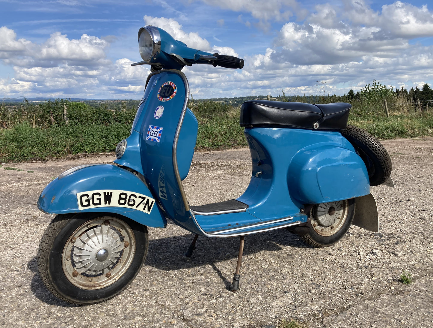 VESPA 125 SUPER (MOTO-VESPA) 1974 3900 miles genuine original dry miles