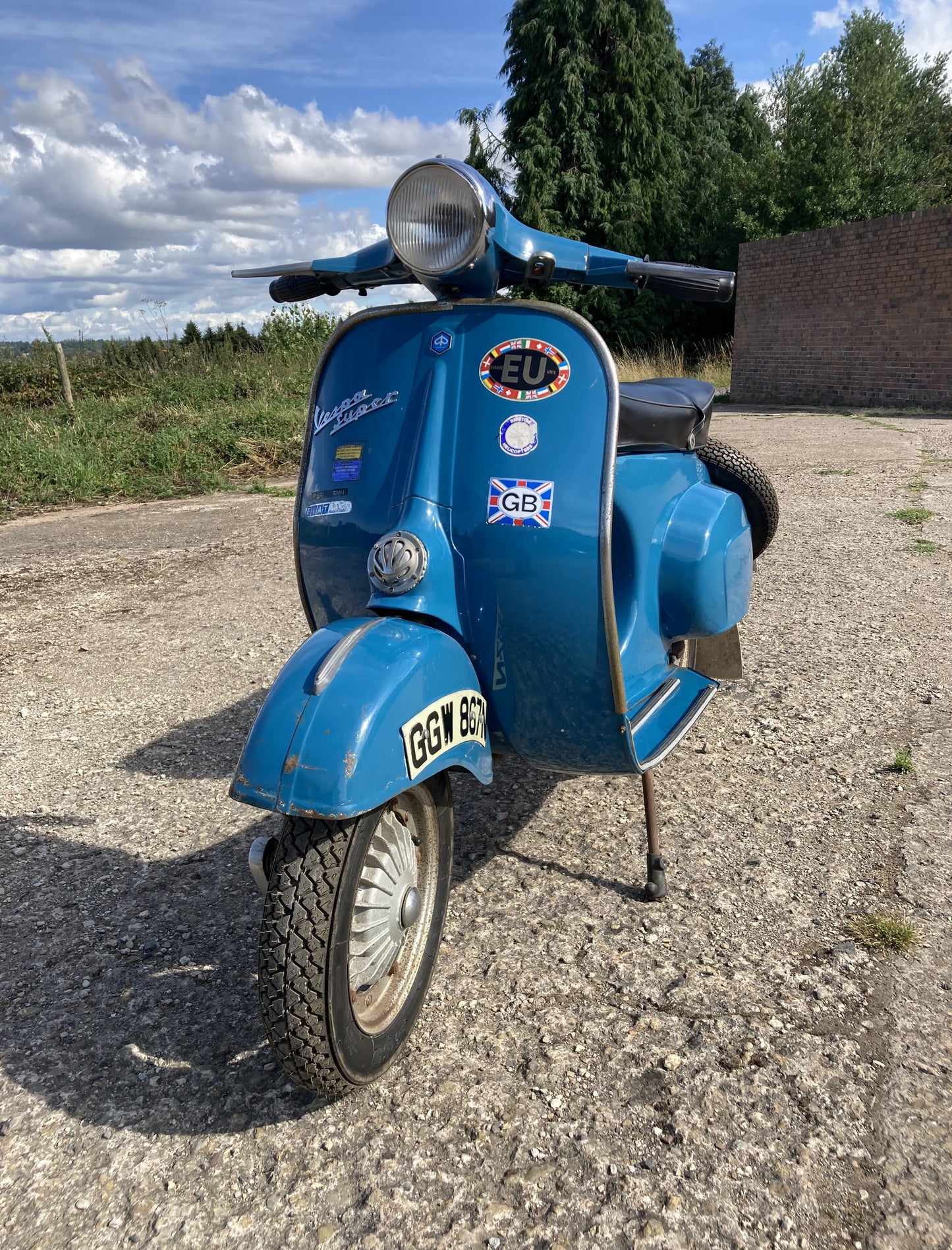 VESPA 125 SUPER (MOTO-VESPA) 1974 3900 miles genuine original dry miles