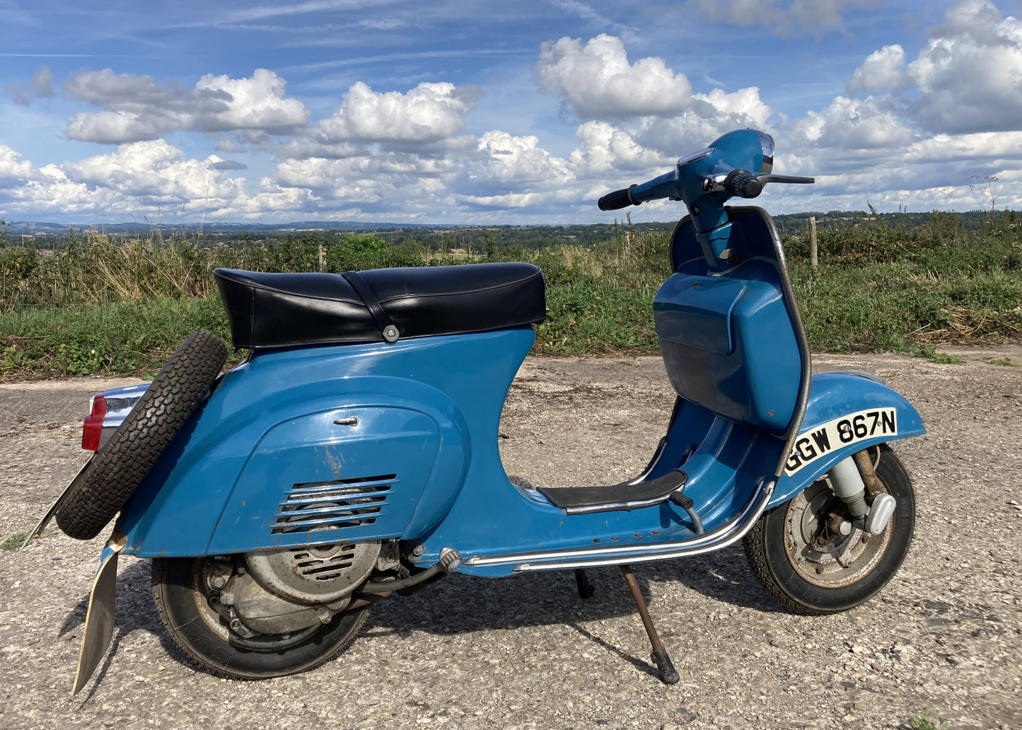 VESPA 125 SUPER (MOTO-VESPA) 1974 3900 miles genuine original dry miles