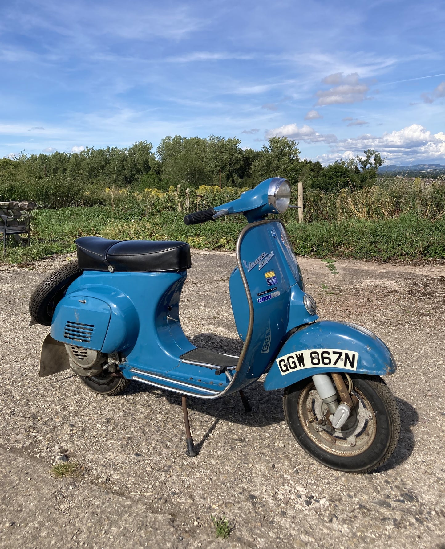 VESPA 125 SUPER (MOTO-VESPA) 1974 3900 miles genuine original dry miles