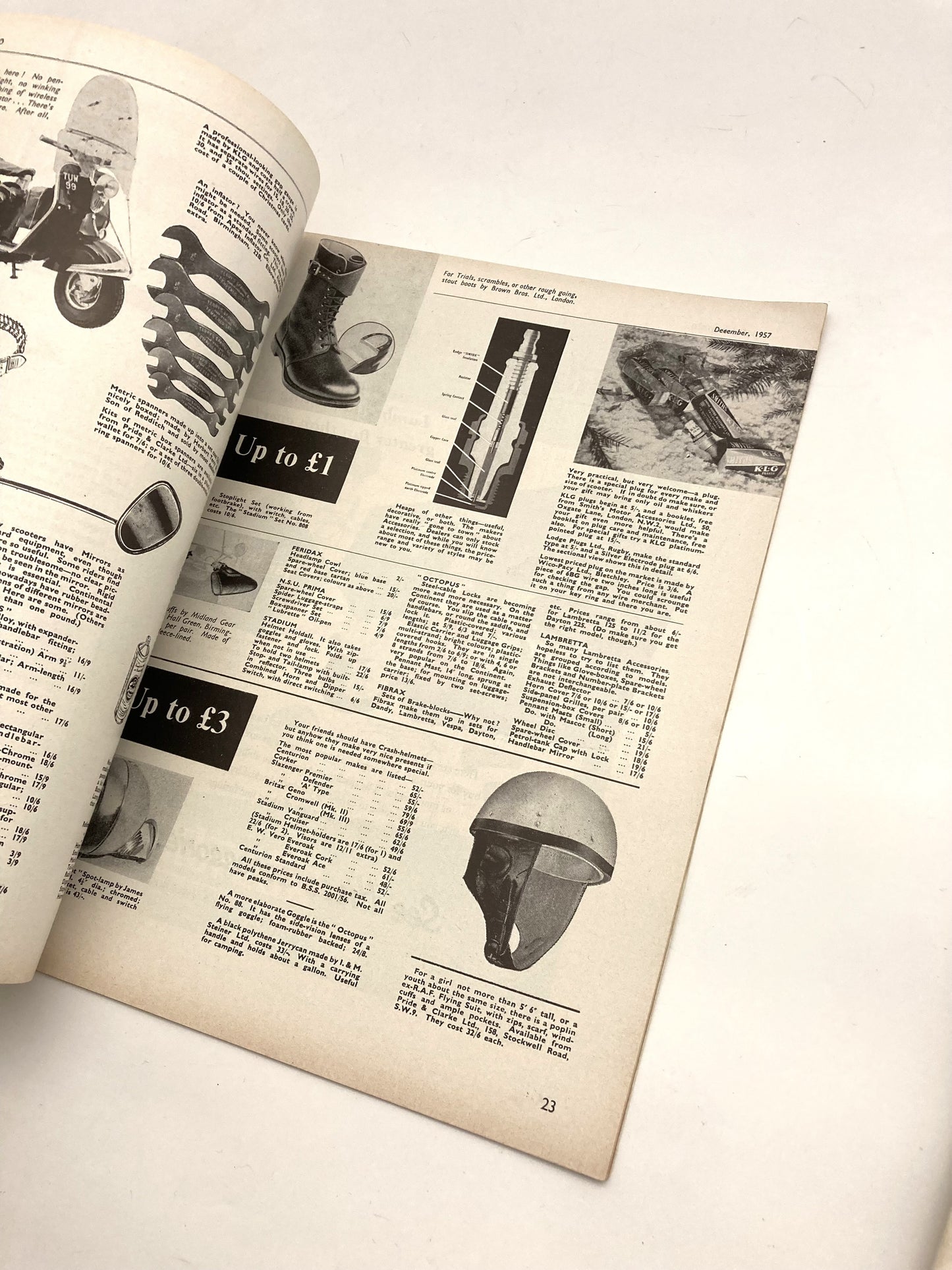 SCOOTER WORLD MAGAZINE DEC 1957