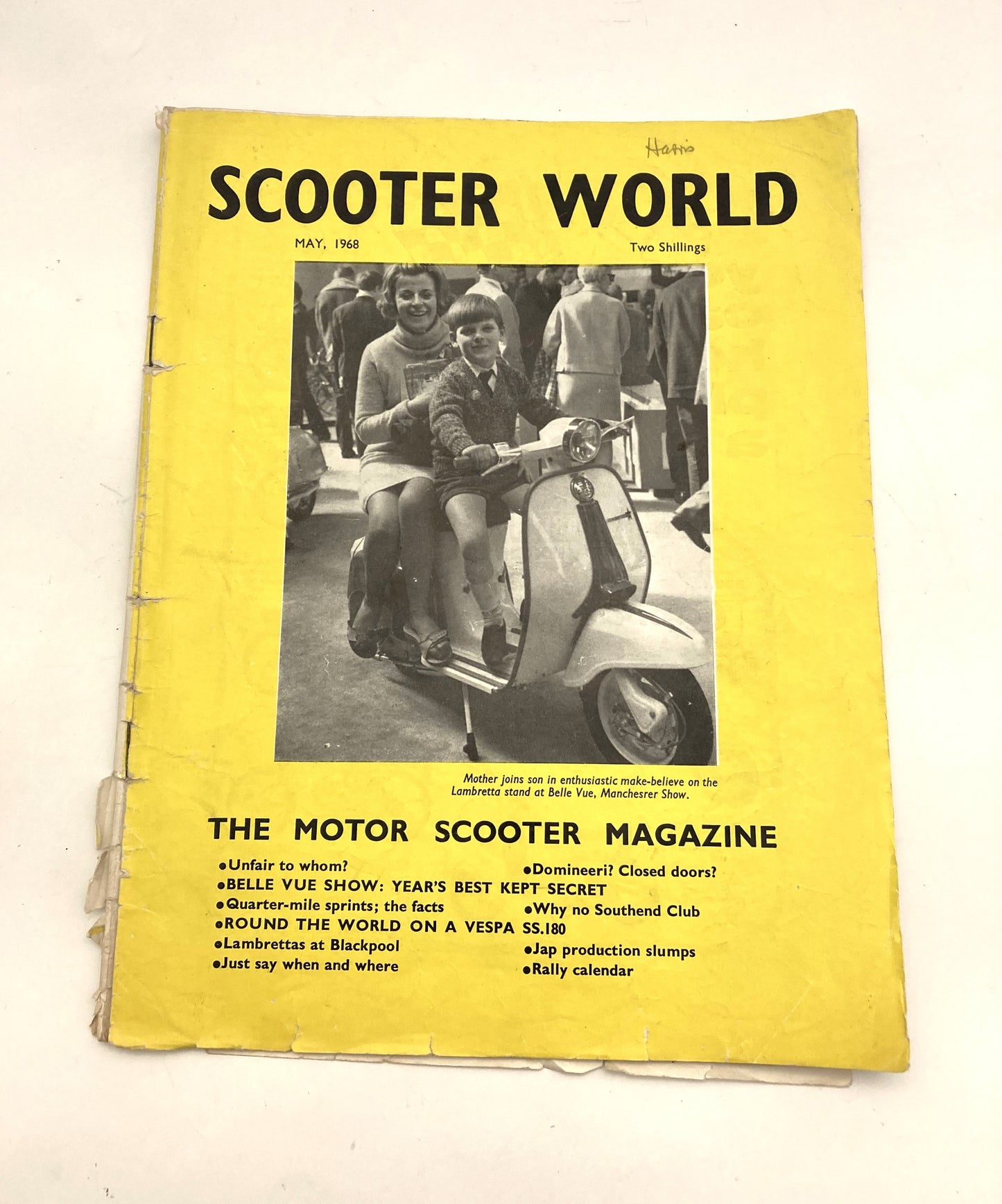 SCOOTER WORLD MAGAZINE MAY 1968