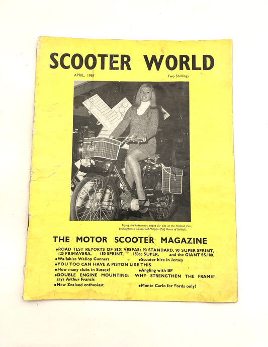 SCOOTER WORLD MAGAZINE APRIL 1968