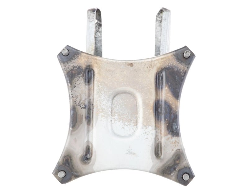 Lambretta series 3 models spare wheel holder ( rear frame mounted )