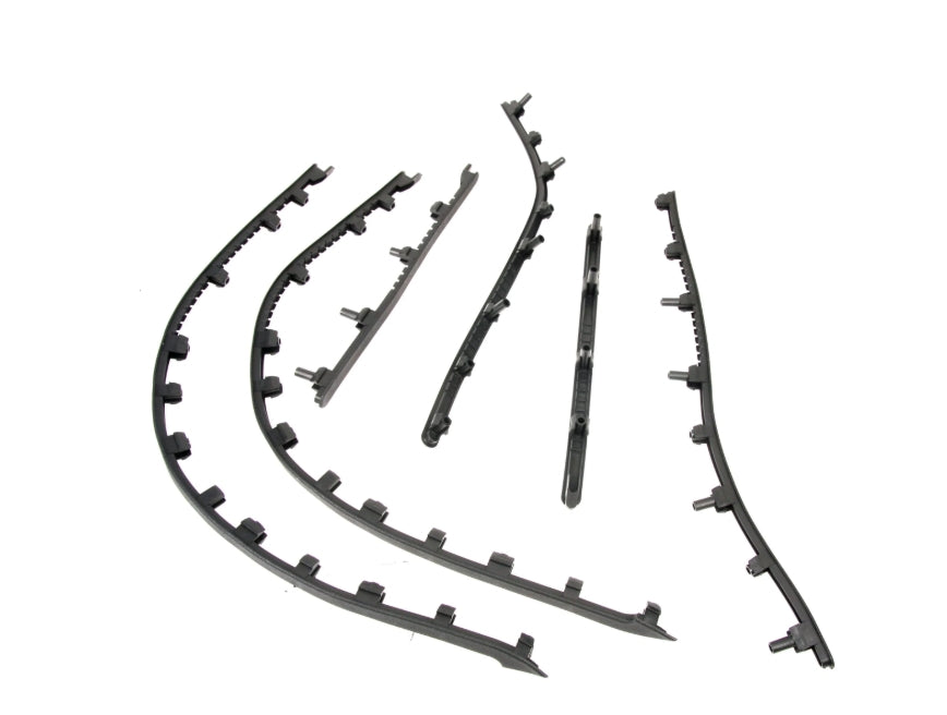 Vespa GTS floor runner inserts BLACK Piaggio 656648