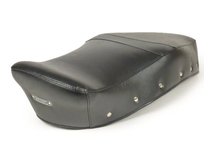 Lambretta "WIDEBACK" TV seat cover CASA DARK BLUE / BLACK