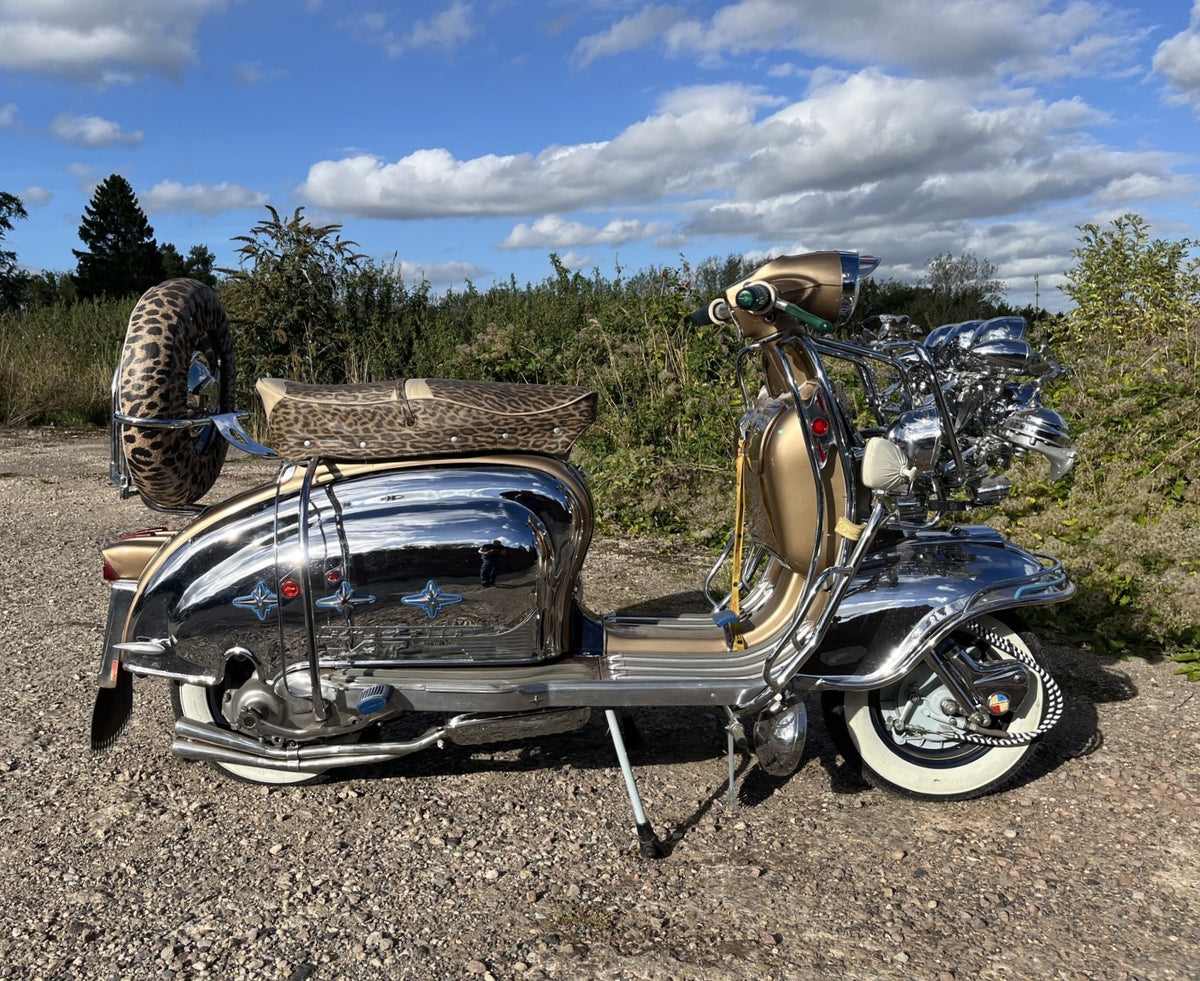 LAMBRETTA TV175 "GOLDIE" MEGA MOD ICON !