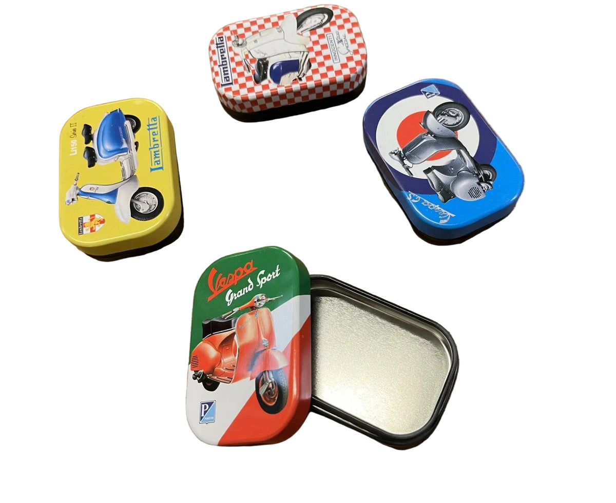 Scooter storage tins 60mm x 40mm x 15mm