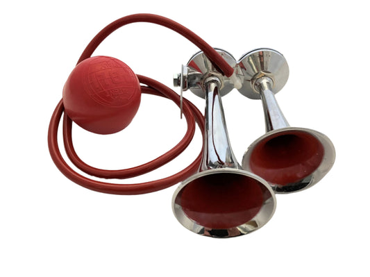 POLI chrome twin air horns