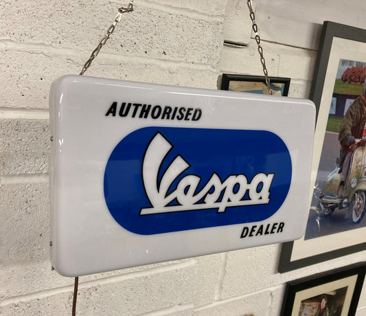 Vespa light box display