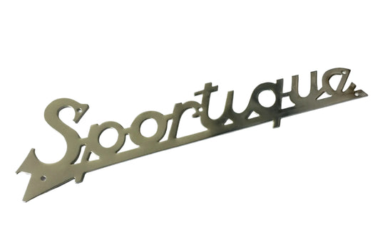 Vespa Sportique legshield badge