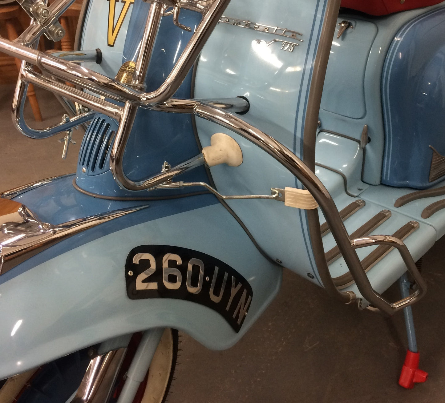 Lambretta series 1 / 2 crashbar U.K made for Disco Dez