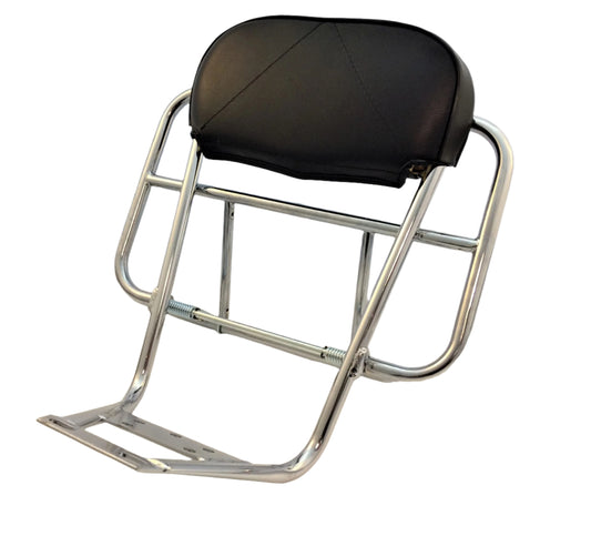 Fold down carrier and backrest