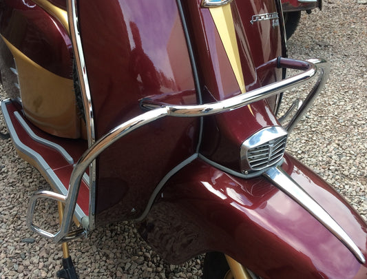 Lambretta series 3 crashbars U.K made for Disco Dez