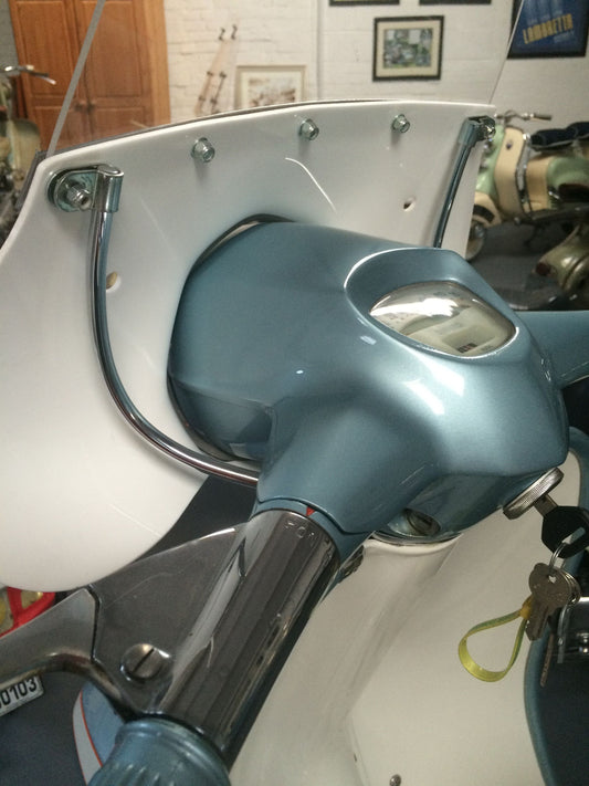 Lambretta flyscreen brackets by Disco Dez