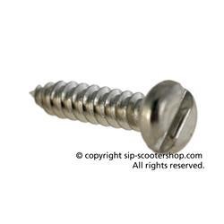 Vespa centre mat screw (slotted, stainless steel)