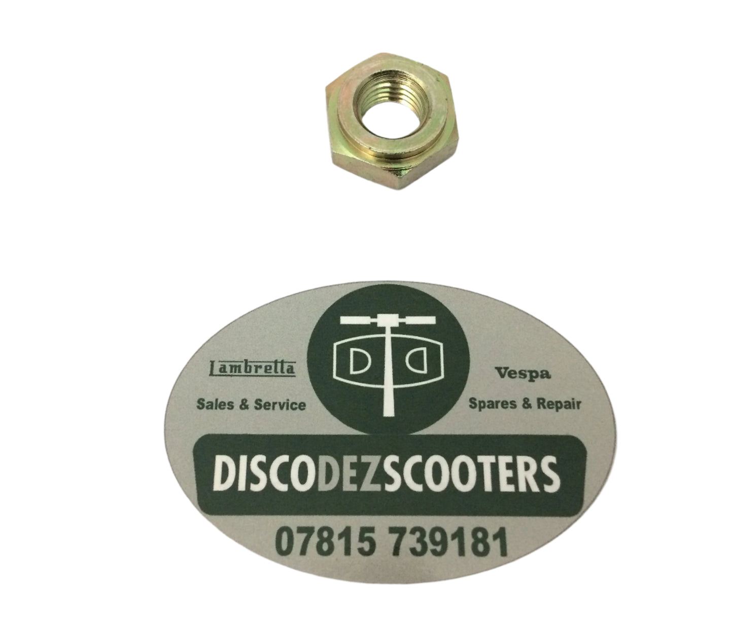Vespa hub spindle securing nut 219397