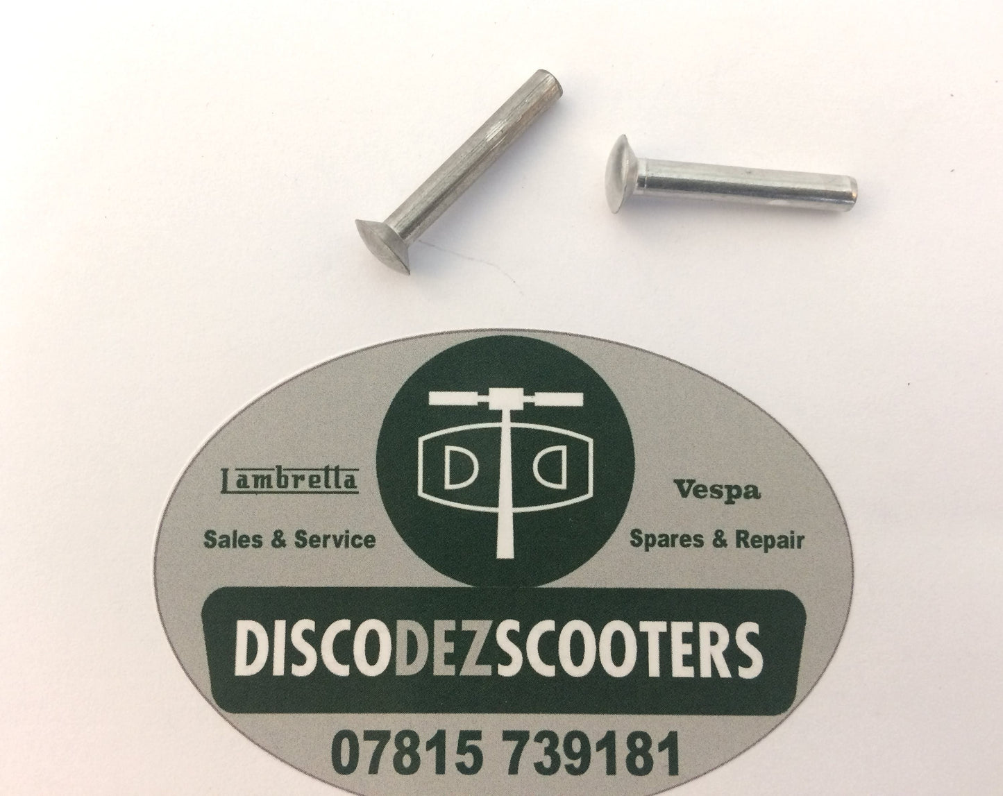 Vespa dome top alloy rivet 3.5 mm x 20 mm