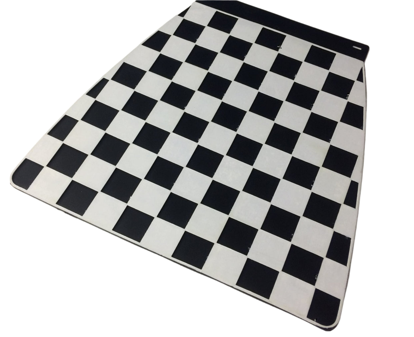 Italian chequered mudflap black & white