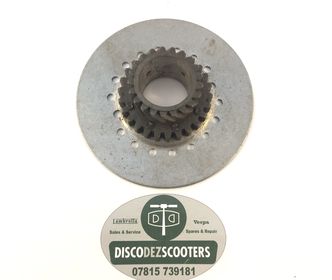 Vespa 21T clutch drive cog 108mm plate
