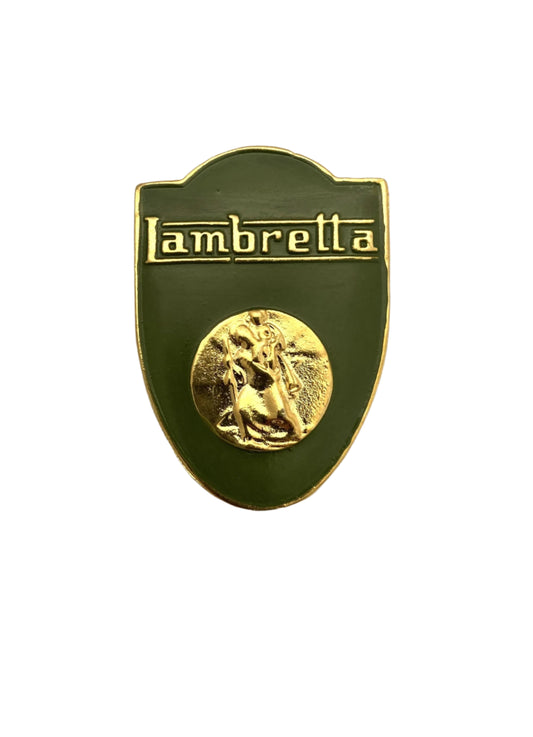 Lambretta speedometer mount badge 1950's