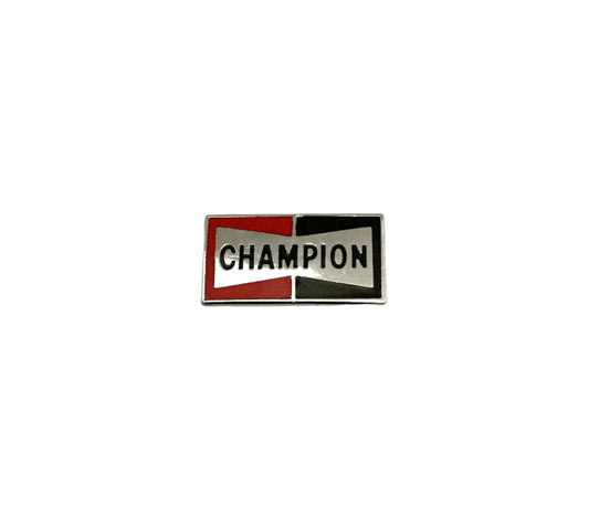 CHAMPION chrome/enamel pin lapel badge