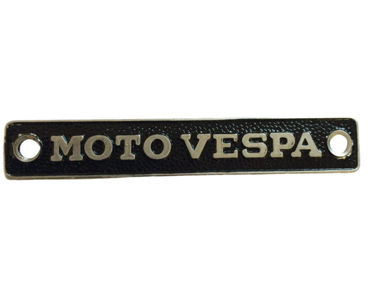 Vespa MOTO VESPA seat badge