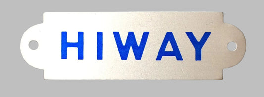 HIWAY seat badges New Old Stock originals