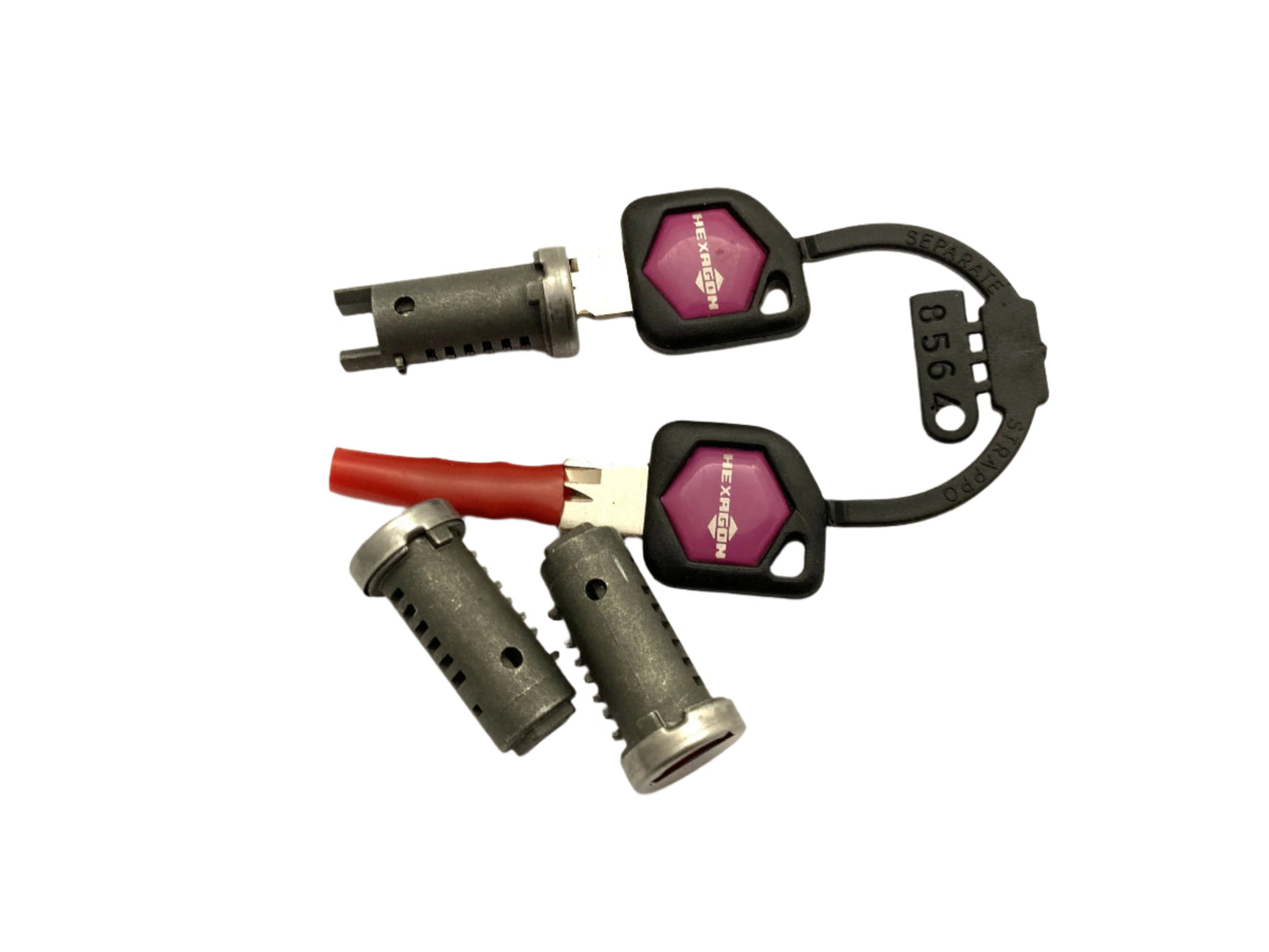 Piaggio HEXAGON lock and key set 296881