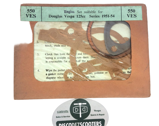 Vespa ROD / G model gasket set NOS