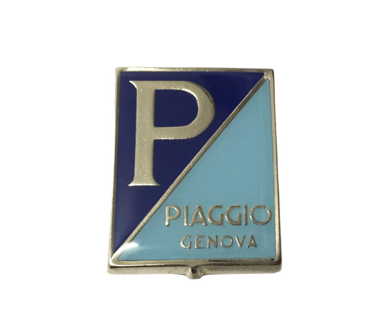 Vespa "GENOA" enamel/ chrome horncasting badge GS,VB1,VL