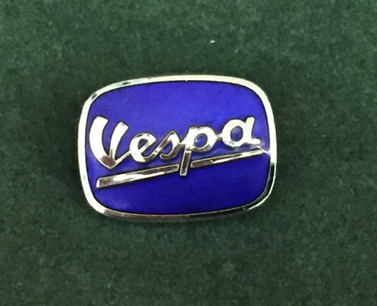 Vespa enamel lapel pin badge Blue