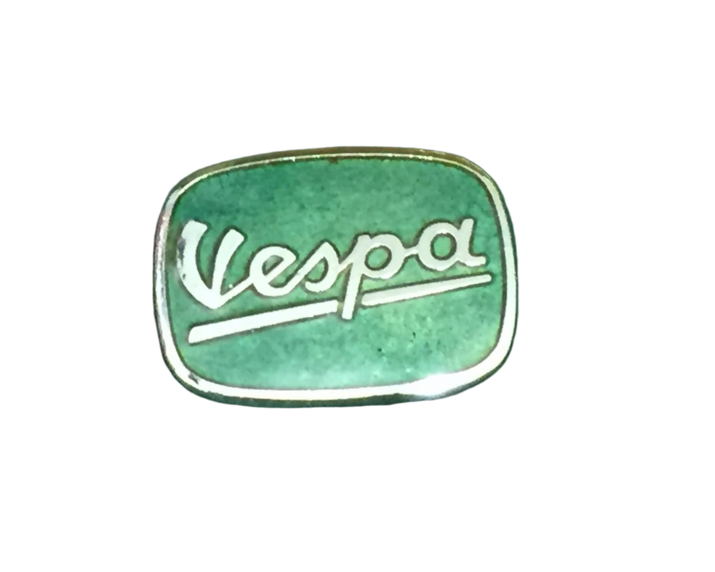 Vespa enamel lapel pin badge Green