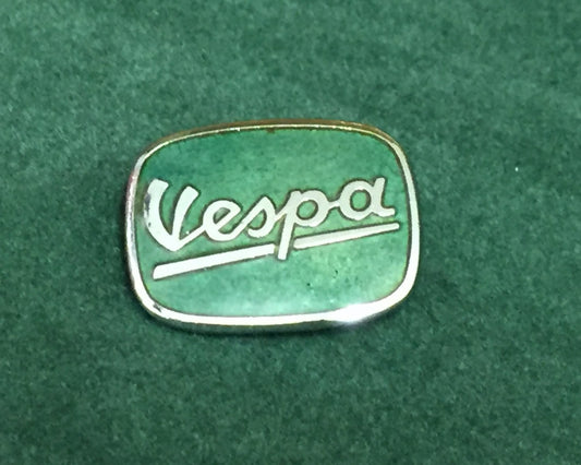 Vespa enamel lapel pin badge Green