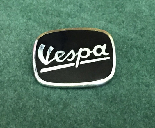 Vespa enamel lapel pin badge Black