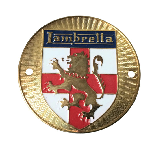 Lambretta Concessionaires brass shield badge S1 & 2